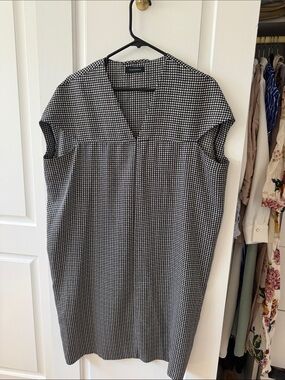 Club Monaco Black and White Houndstooth Dress